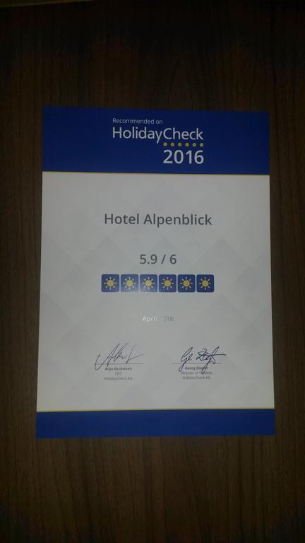 Hotel Alpenblick フェルダーズ エクステリア 写真